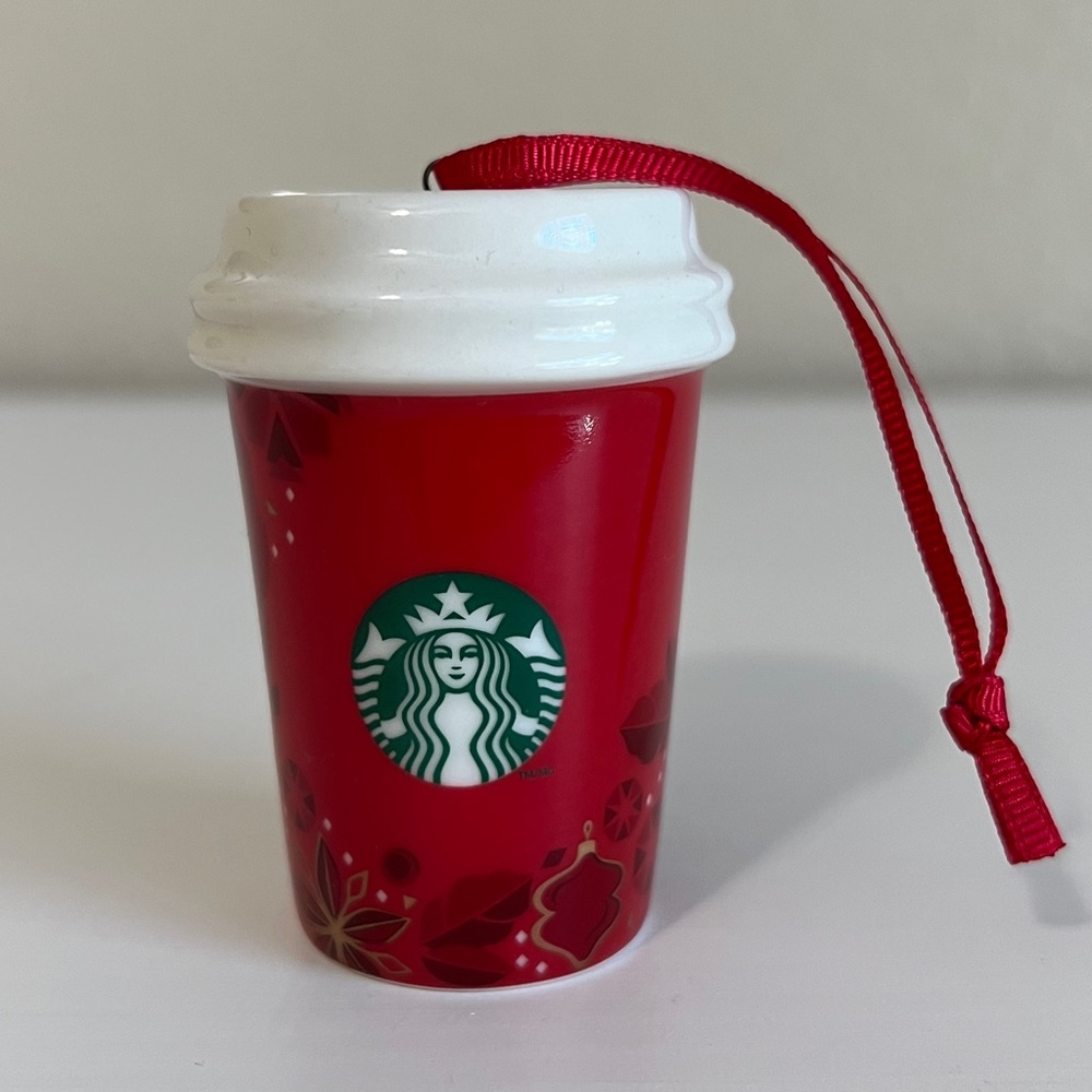 Starbucks Mini Coffee Cup Ornament 2013